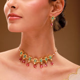 Queens of Rajasthan Siaara Choker Necklace Set