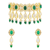 Queens of Rajasthan Mezari Choker Necklace Set