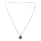 Evil Eye Scorpio Zodiac Black Oxidised Pendant