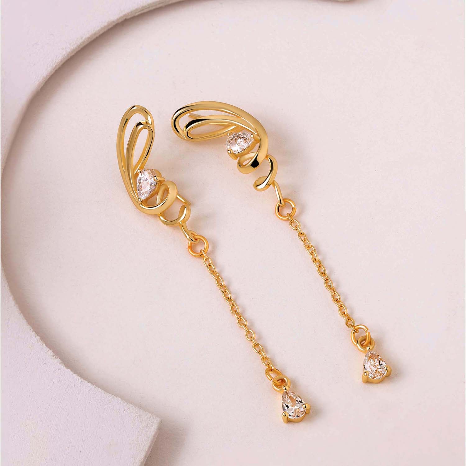 Flow Tide Twilight Vine Drops Dangle Earrings