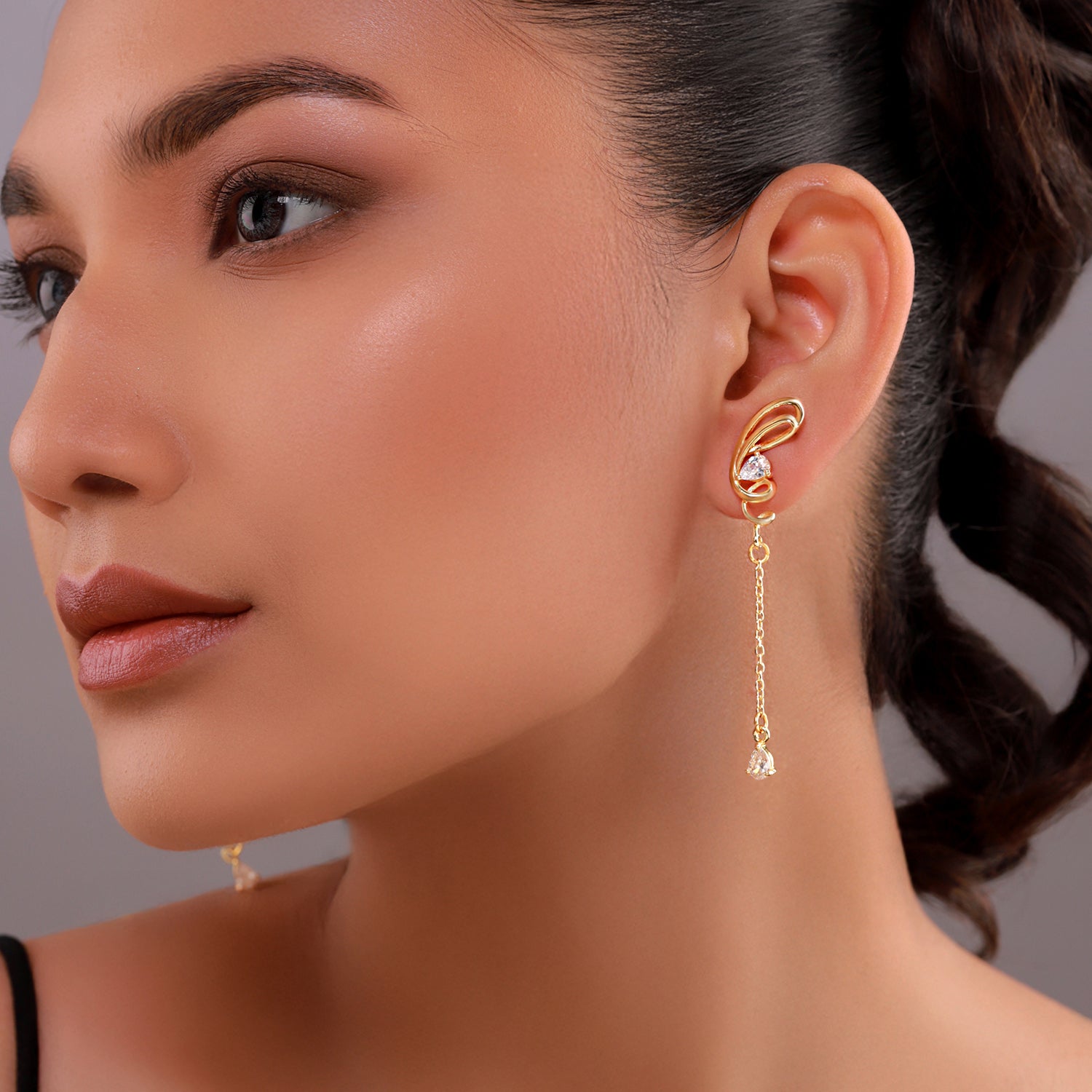 Flow Tide Twilight Vine Drops Dangle Earrings