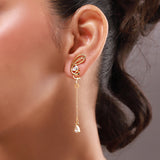 Flow Tide Twilight Vine Drops Dangle Earrings
