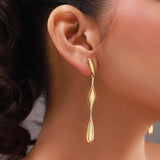 Flow Tide Ripple Drop Danglers Earrings