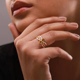 Flow Tide Orbit Hoop Adjustable Ring