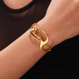 Flow Tide Heartline Cuff Adjustable Bracelet