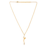 Flow Tide Stream Pendant Short Necklace