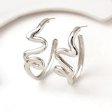 Flow Tide Way It Flows Hoops Earrings