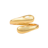 Valentine’s Day Golden Flow Ring