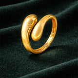 Valentine’s Day Golden Flow Ring