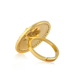 Threads of Royalty Rajpushpa Royale CZ Statement Ring