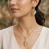 Threads of Royalty Rajvalli Grace CZ Pendant Set