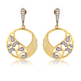 Threads of Royalty Rajvalli Cz Dangler Earrings