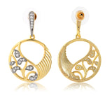 Threads of Royalty Rajvalli Cz Dangler Earrings