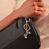 Playcore Gaming Controller Silver Oxidised Keychain Bag Charm Keychain For Men