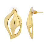Flow Tide Wave Curves Stud Earrings