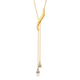 Flow Tide Cascade Curve Y Necklace