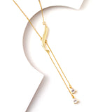 Flow Tide Cascade Curve Y Necklace