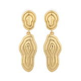 Flow Tide Coral Drift Dangle Earrings