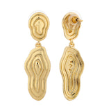 Flow Tide Coral Drift Dangle Earrings