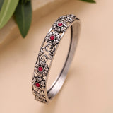 Phulwari Madhavi Oxidised Cuff Bracelet