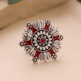 Phulwari Vanika Belle Oxidised Ring