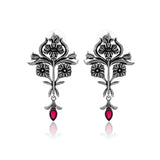 Phulwari Kamalika Oxidised Dangle Earrings