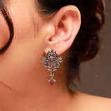 Phulwari Kamalika Oxidised Dangle Earrings