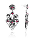 Phulwari Phoolkala Oxidised Dangle Earrings