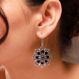 Phulwari Vanaratna Oxidised Dangle Earrings