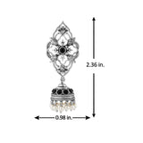 Phulwari Kamalmitra Oxidised Jhumka Earrings