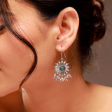 Phulwari Taruratna Oxidised Dangle Earrings
