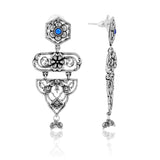 Phulwari Manjarita Royale Oxidised Dangle Earrings