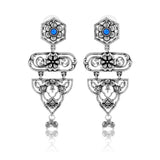 Phulwari Manjarita Royale Oxidised Dangle Earrings