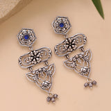 Phulwari Manjarita Royale Oxidised Dangle Earrings