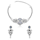Phulwari Vanavelle Oxidised Choker Necklace Set