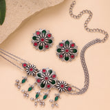 Phulwari Kamalarajni Oxidised Choker Necklace Set