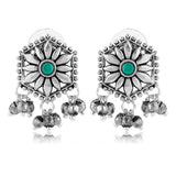 Phulwari Harini Oxidised Floral Stud Earrings