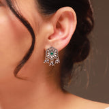 Phulwari Harini Oxidised Floral Stud Earrings