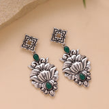 Phulwari Vanya Oxidised Dangle Earrings