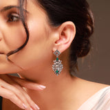 Phulwari Vanya Oxidised Dangle Earrings