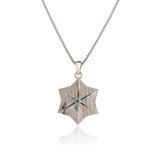 Fractals In Nature Symmetra Enamel Pendant