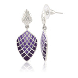 Fractals In Nature Pixel Symmetry Dangle Earrings