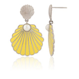 Fractals In Nature Coral Labyrinth Drop Earrings