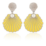 Fractals In Nature Coral Labyrinth Drop Earrings
