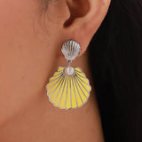 Fractals In Nature Coral Labyrinth Drop Earrings