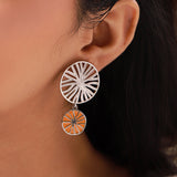 Fractals In Nature Eternal Tendril Drop Earrings