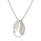 Fractals In Nature Echo Leaf Pendant