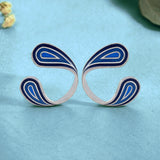 Fractals In Nature Ripple Fracta Earrings