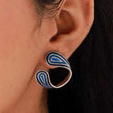 Fractals In Nature Ripple Fracta Earrings