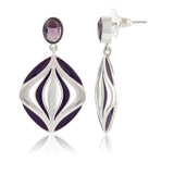 Fractals In Nature Petal Within Dangle Earrings